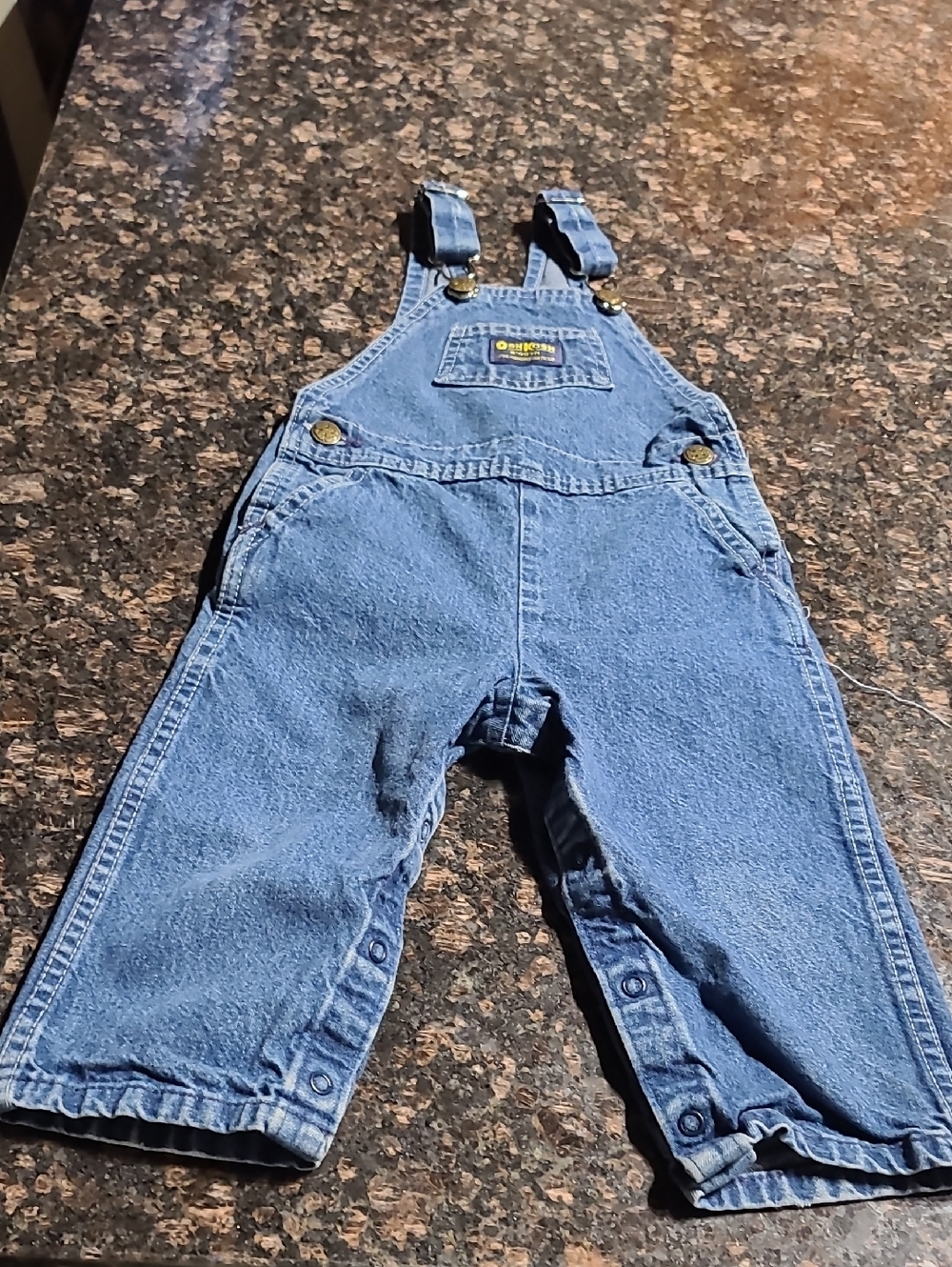 OshKosh B'gosh Classic Light Blue Denim Overalls for Kids